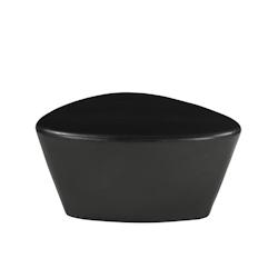 SIT Möbel Table d'appoint | Plateau triangulaire | Manguier noir massif | L 70 x P 53 x H 36 cm - noir Bois massif 14775-11_0