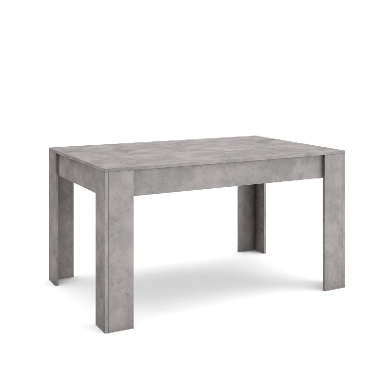 SKRAUT HOME Table à manger, 140x90x76 cm, Pour 6 personnes, Meubles de Salon, Ciment - gris Bois manufacturé 487_3_0