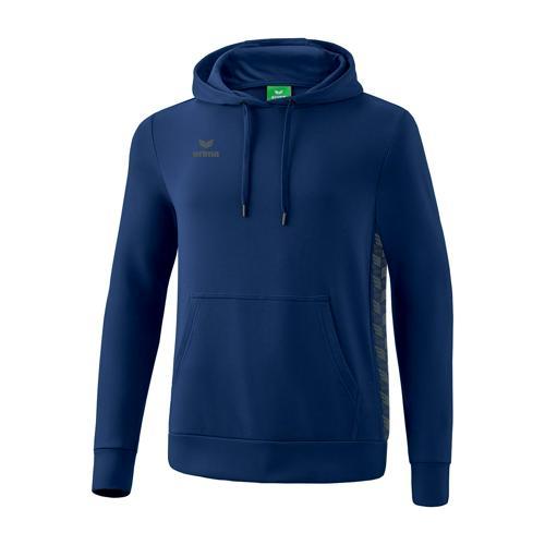 SWEAT À CAPUCHE - ERIMA - ESSENTIAL TEAM NAVY/GREY