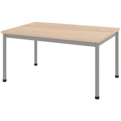 TABLE COMITE 120X80 CM T5 - 4P PLAT STRAT ABS - ACACIA/GRIS ARG - RODET