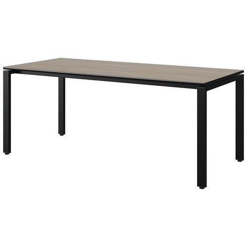 TABLE MALIBU 180X80 T5 SOUDÉ ST ANTIB CHÊN 1146/NO NOIR 9005