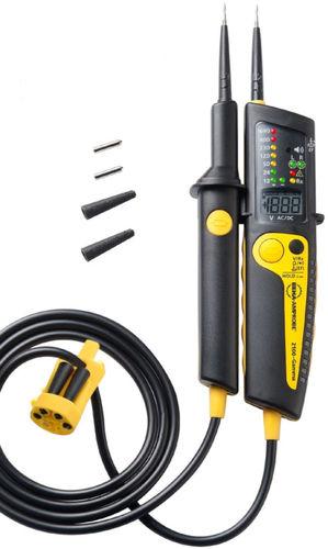 TESTEUR DE TENSION VAT/DDT, CONTINUITÉ & RÉSISTANCE, 12-1000/1200V, VIBREUR, CHARGE C - AMP2100-GAMMA