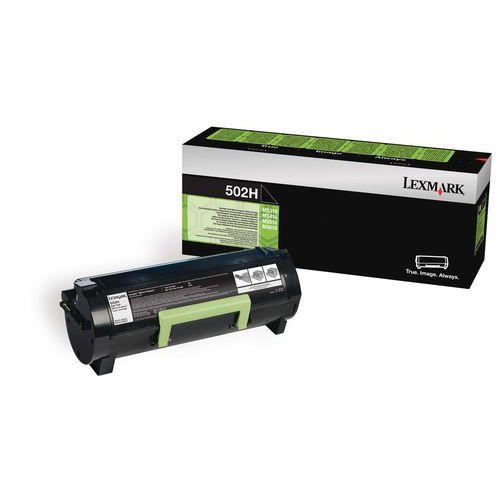 TONER - 502H - NOIR - 5000 PAGES - LEXMARK