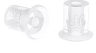 Ventouse ronde U6 silicone FCM - Conforme FDA 21 CFR 177.2600 & EU 1935/2004 - Pour surfaces planes, bombées ou concaves_0