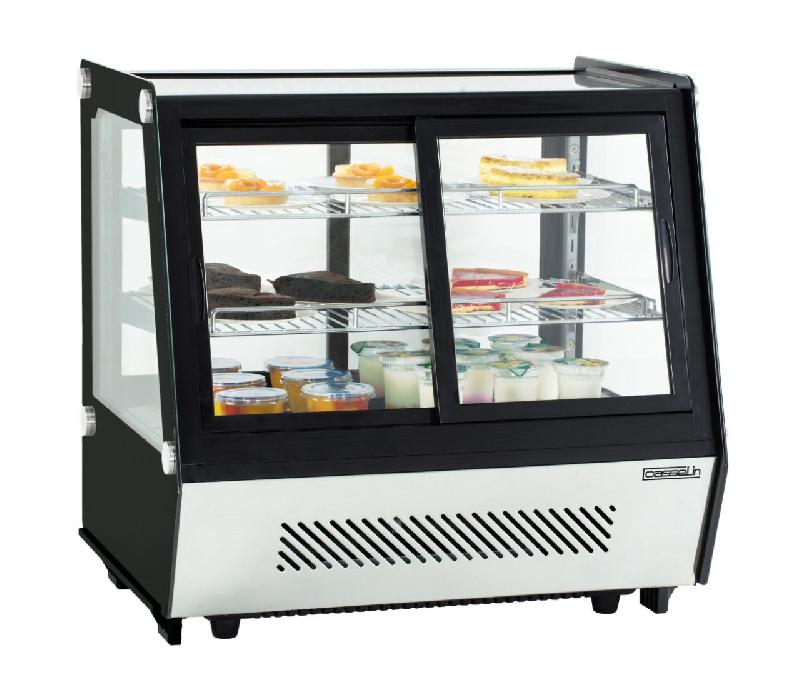Vitrine réfrigérée double portes 125L - CVR125L CASSELIN - Éclairage LED et dégivrage automatique_0