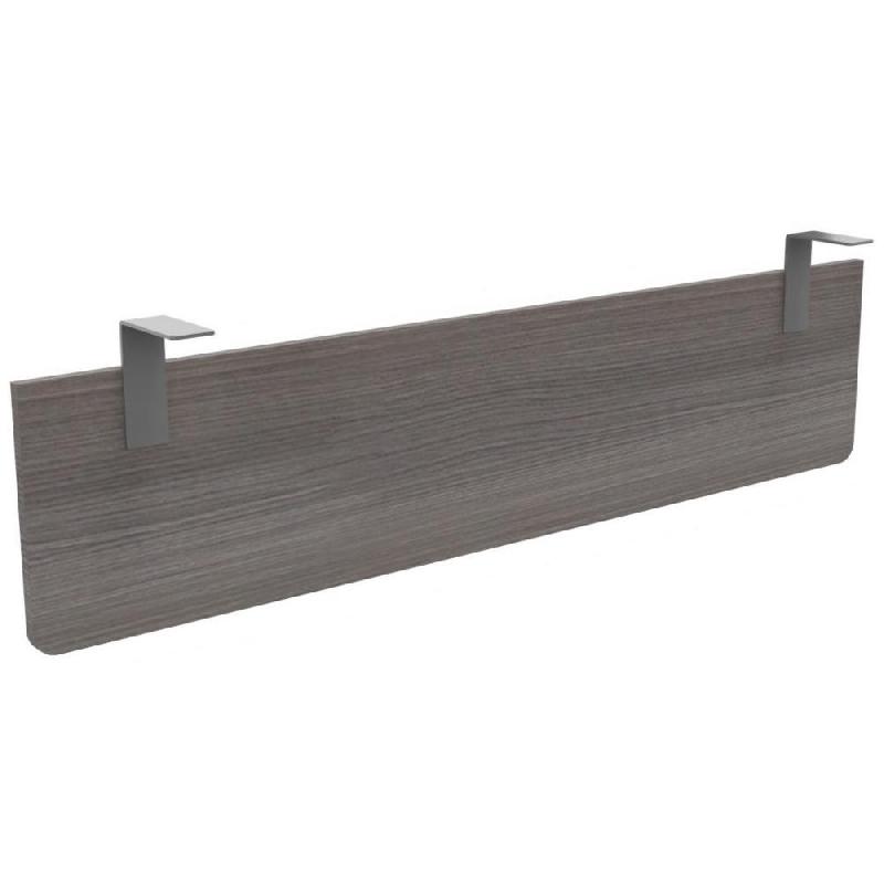 VOILE DE FOND BIOSPACE / E-LINK MELAMINE CEDRE - POUR BUREAU L. 160 CM FIXATION ALUMINIUM