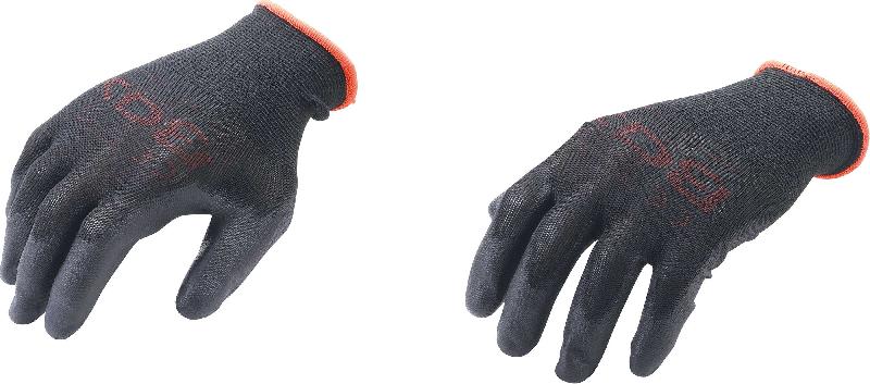 Gants de mécaniciens - Taille 7 (S) BGS 9795 - Revêtement PU partiel et ajustement précis_0