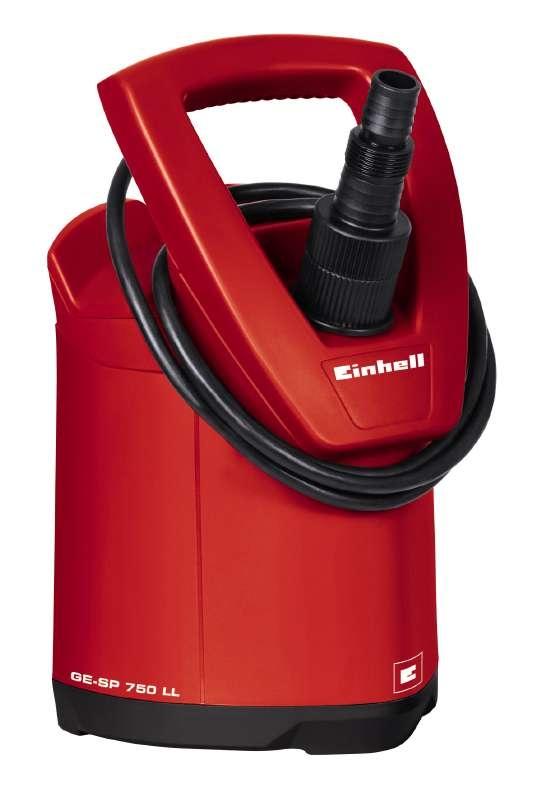EINHELL GE-SP 750 LL - Pompe submersible 750W, capacité 15000 l/h, immersion max 5m, câble 10m_0