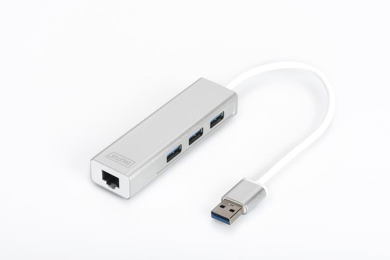 USB3.0 3-PORT HUB & GIGABIT LAN ASSMANN DA-70250-1_0