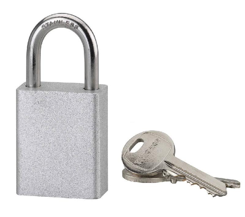 Cadenas à clé Cobble 38 mm - Aluminium massif anodisé - Anse inox - Couleurs assorties - THIRARD_0