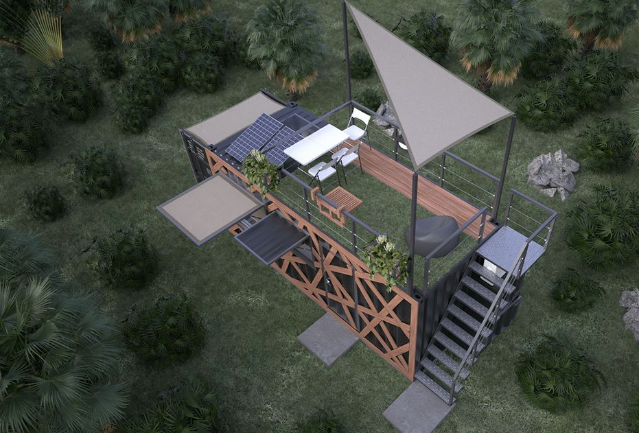 Container bar restaurant 20' pied type 5_0