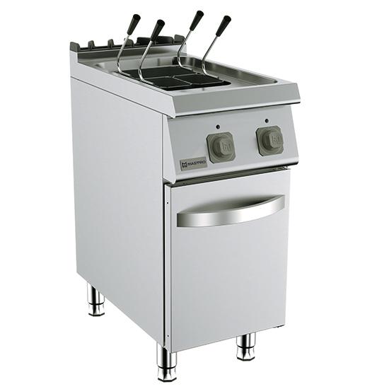 Cuiseur à pâtes électrique professionnel sur soubassement fermé 18 litres - 400x730x900 mm - MS74CPE_0