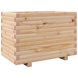 Helloshop26 - Jardinière bac lit surélevé plantes fleurs terrasse jardin 70 x 40 x 49,5 cm bois de pin massif marron 02_0037788 - 3000213960938_0