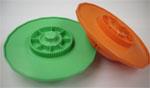 Hiti P510K/S/Si - Flasques orange et vert (la paire) - pour consommables aux formats 10x15, 15x20, 15x23_0