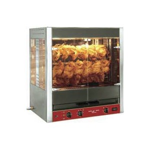 Rôtissoire professionnelle à balancelles - Mini Market - 20/25 volailles - 5 balancelles - 8.5 kW - Référence RE505_0