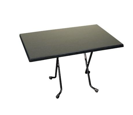 TABLE DE TERRASSE ALSACE ZEBRA GRIS 110 X 70 CM