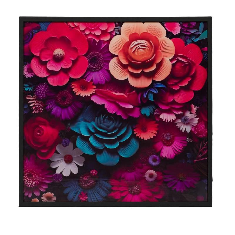 Toile Power Flower 80x80 cm -  Multicolore Carré Toile Amadeus 80x2 cm - multicolore textile 3520071979250_0