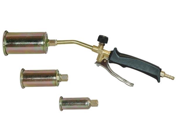 Chalumeau de soudage Perel WELD-108 - 3 becs interchangeables avec raccord, poignée et tuyau en caoutchouc (1.5m)_0