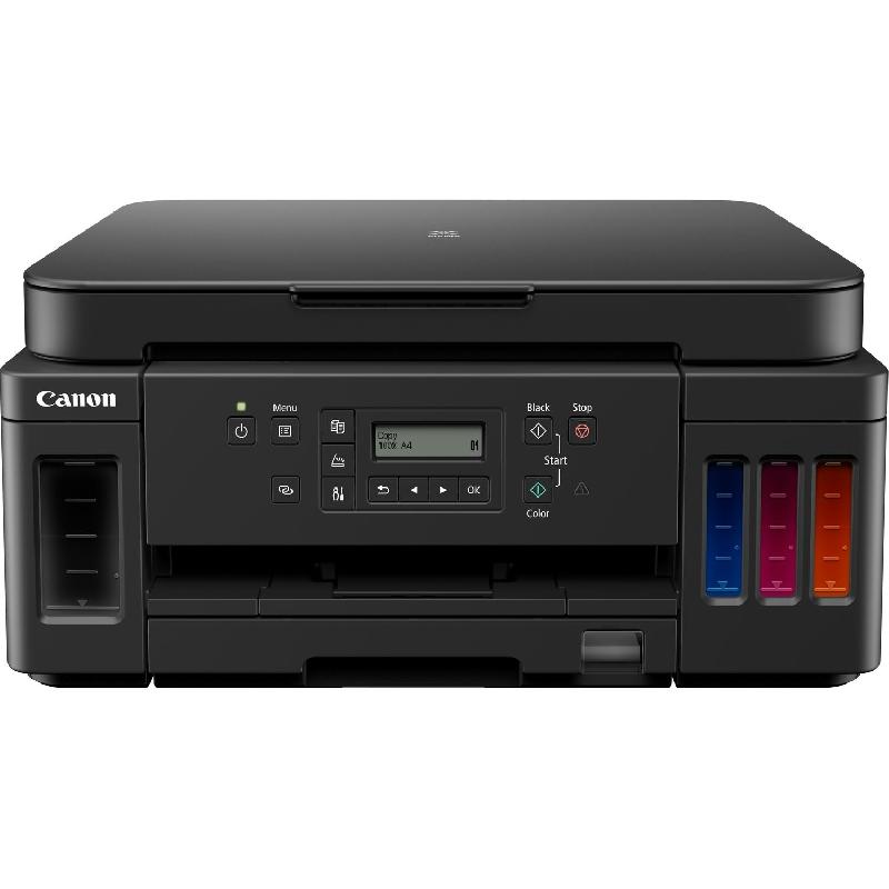 Canon PIXMA G6050 - Imprimante multifonction jet d'encre rechargeable - Impression couleur - Résolution 4800x1200 DPI - Wifi et Ethernet_0