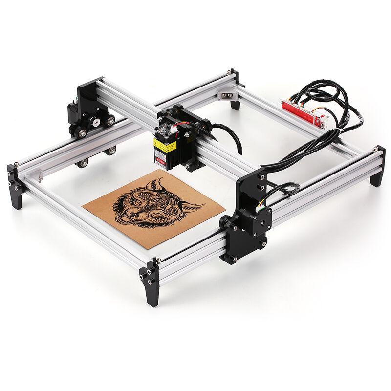 2Axis Machine de gravure laser de bureau 2000mW CNC graveur DIY Logo Wood Carver 