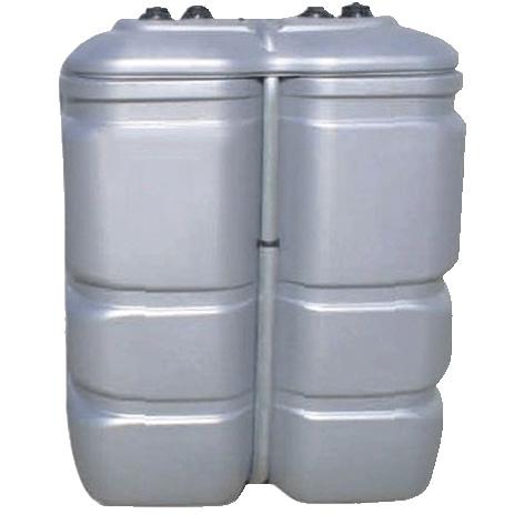 Citerne aérienne double paroi 2000L en polyéthylène - système intégral avec jauge - GNR/fioul/huile_0