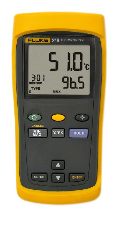FL51-2 - Thermomètre numérique 1 voie - Technologie thermocouples J/K/T/E - Marque FLUKE_0