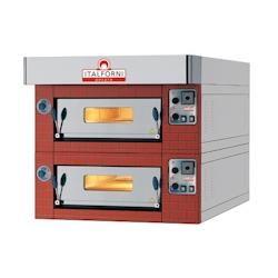 Italforni Four à Pizza Double Electrique   12 Pizzas   Commandes Digitales - blanc 0645760746456_0