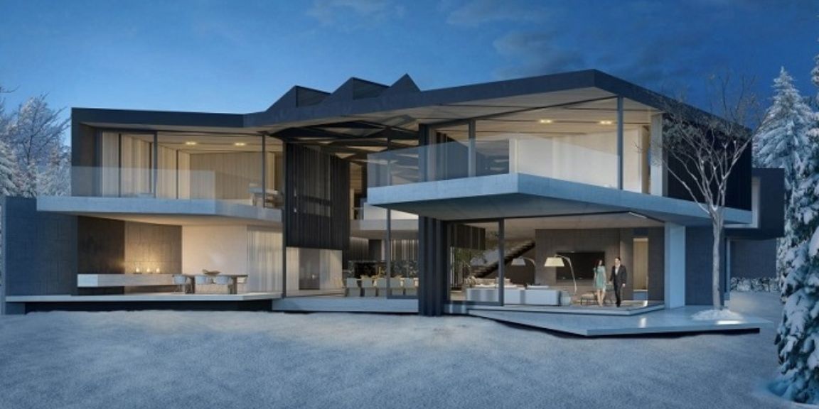 Maison parametrique préfabriquée à deux étages en acier 228 m2  - ISK228_0