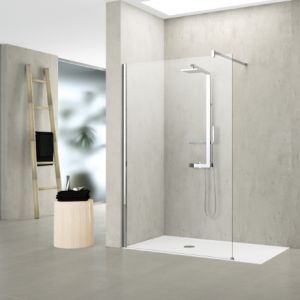 PAROI DE DOUCHE FIXE KUADRA H  NOVELLINI