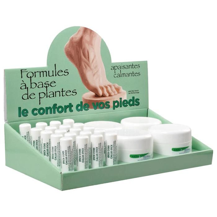 PRÉSENTOIR SOIN DES PIEDS, HOLTEX