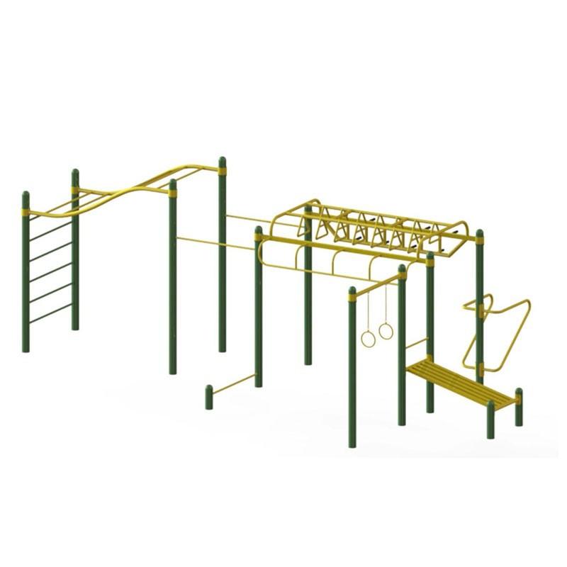 Station Cross Fit - Renforcement musculaire - Parcours de santé extérieur - Modules garantis 10 ans_0