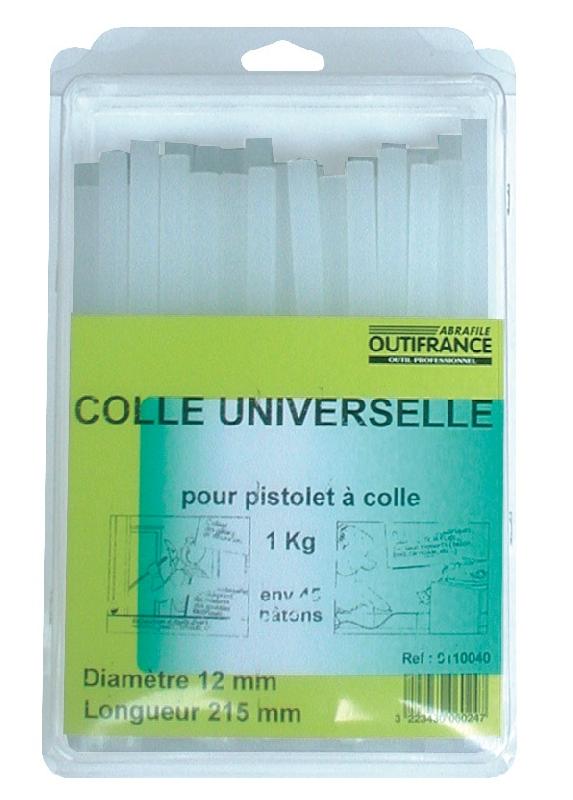 22 bâtons de colle bois - dimensions 8 x 100 mm_0