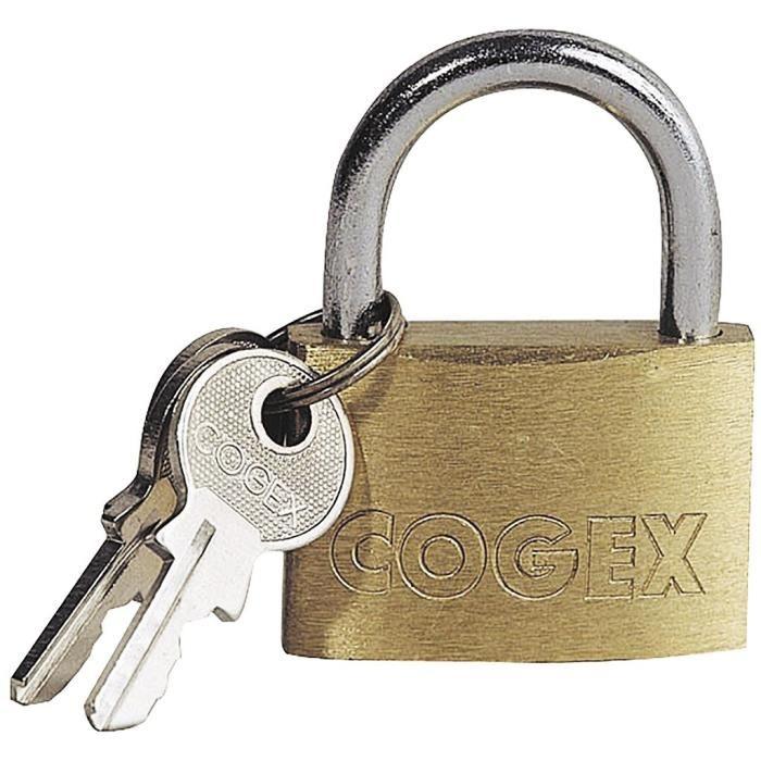 COGEX - Cadenas 50 mm avec 2 clés - Référence 80507_0
