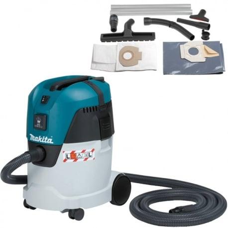 Aspirateur Makita 1200W 25 Litres + ACCESSOIRES modèle VC2512L_0