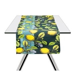 Chemin de table Excelsa Boboli coton 45x140 cm multicolore - multicolore textile 68729_0