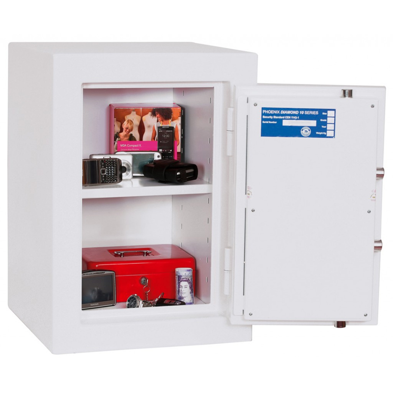 Coffre-fort Castille HS0603 Phoenix - Acier renforcé - 62L - Serrure haute sécurité_0