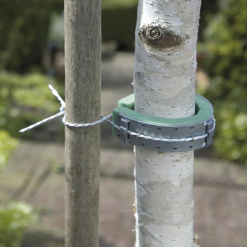 Collier pour arbres NORTENE - 0.6 m - PVC robuste - Fixation des cultures_0
