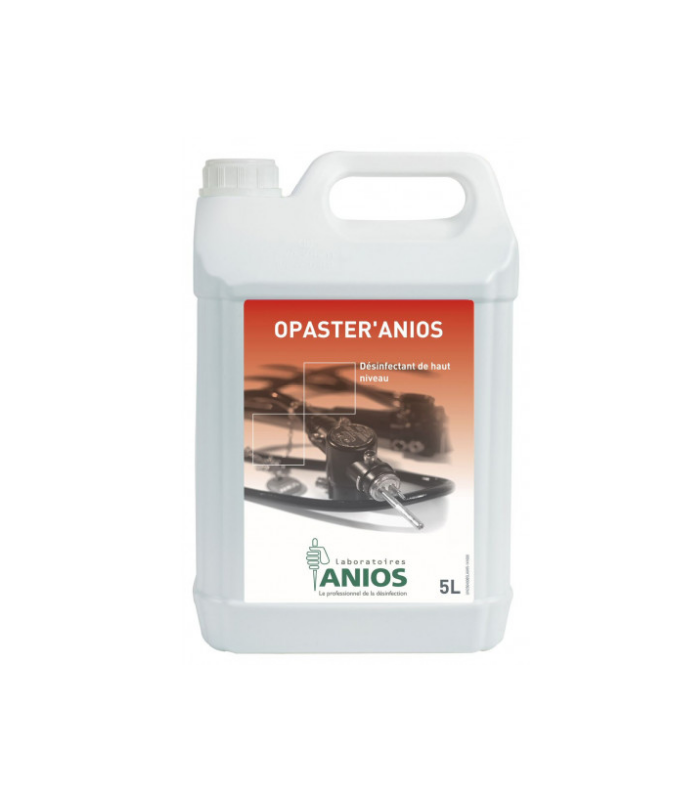 Désinfectant de haut niveau Opaster Anios - bidon de 5L - pour matériel médical et thermosensible_0