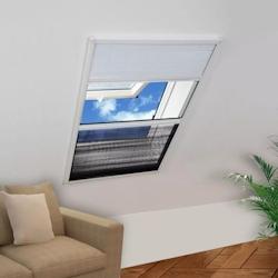 Décoshop26 - Moustiquaire plissée pour fenêtre et store Aluminium 80 x 120cm  DEC022167 - 3001319869606_0
