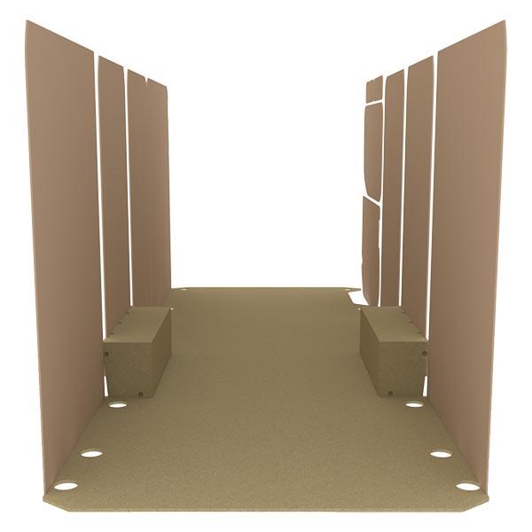 Habillage bois natural K2 aggloméré + MDF / Portes arrière incluses_0