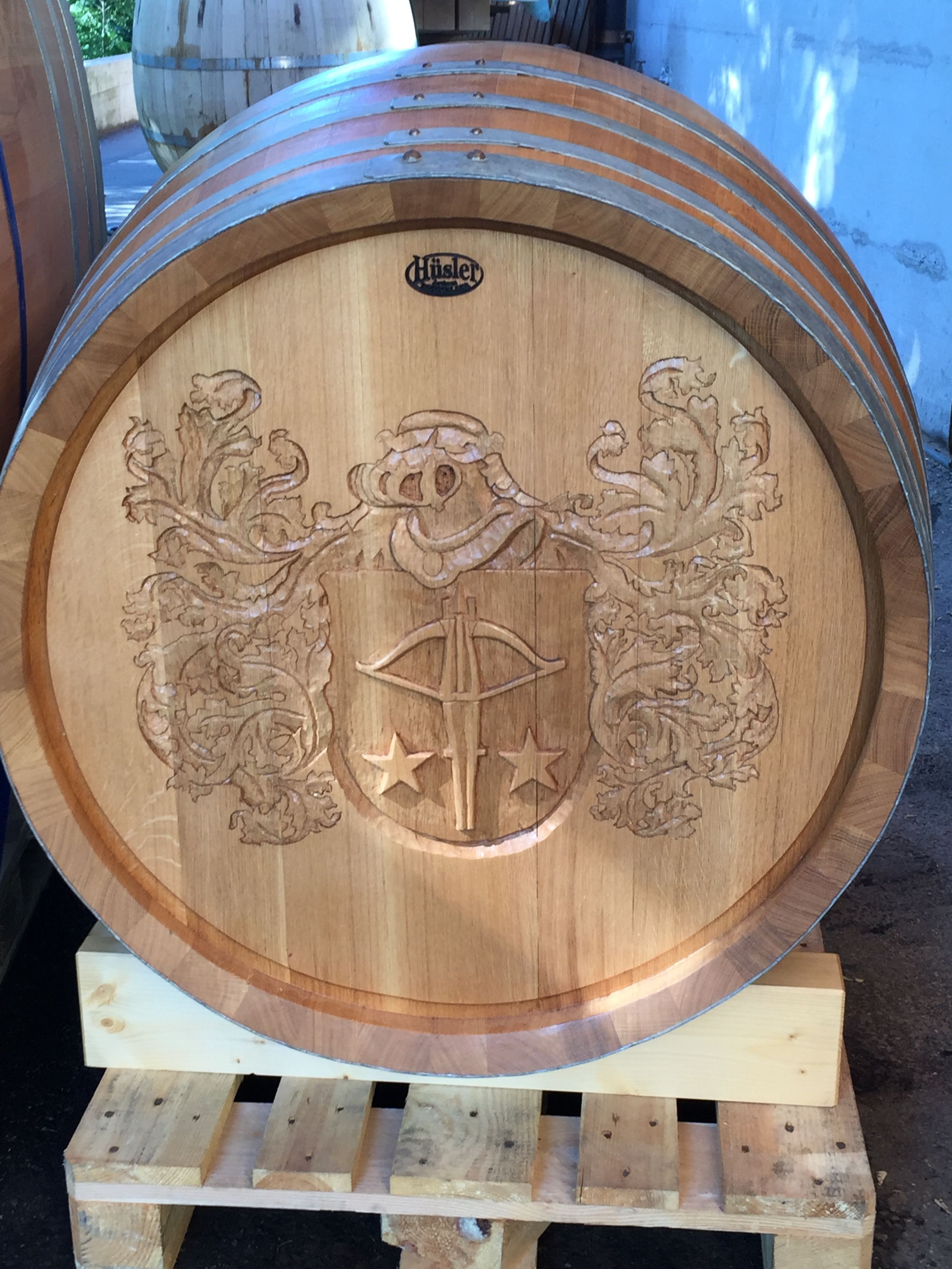 Barrique en bois - Tonnellerie Hüsler - 228 litres - Chauffes traditionnelles, bois européen_0