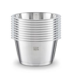 Pack 10x casseroles 20 cm cookvision - Acier inoxydable 18/10 6012000P10_0