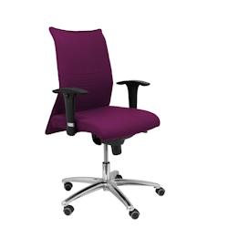 Piqueras y Crespo Fauteuil visiteur Albacete confidant revêtu de tissu BALI violet. - violet multi-matériau 207SBALI760_0