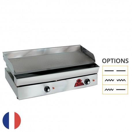 Plaque à snacker électrique spéciale hamburgers II - Fonte épaisse - Sofraca - 18/20 pièces - 4500W - Garantie 3 ans_0