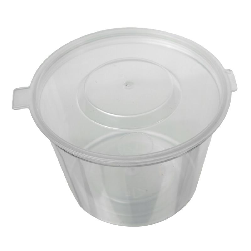 Pot à Sauce - Refermable - 180 ml - par 50 - transparent plastique polypropylène 3760394098881_0