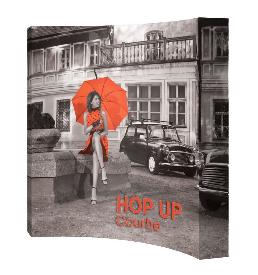 Stand parapluie hop-up courbe_0