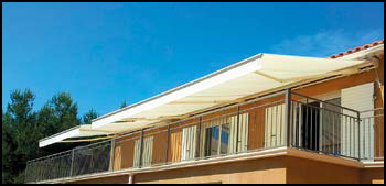 Store banne monobloc Madrid - motorisation SOMFY - dimensions personnalisables_0