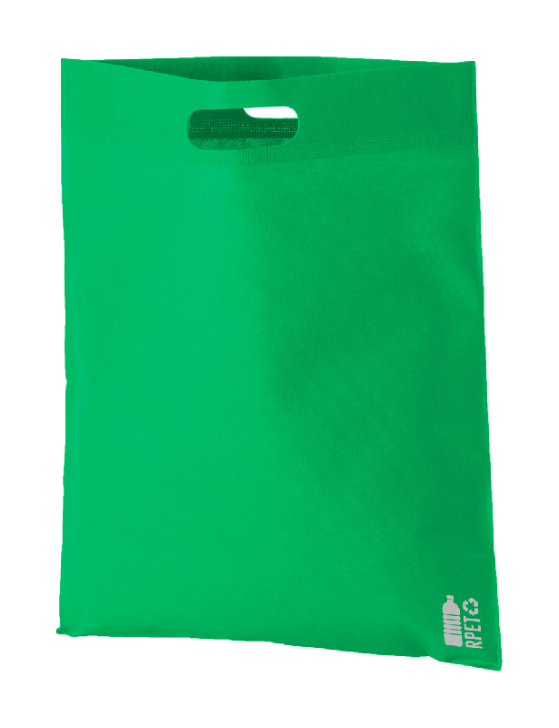 Tote bag publicitaire en RPET non tissé - anses découpées - 70 g/m² - labélisé RPET_0