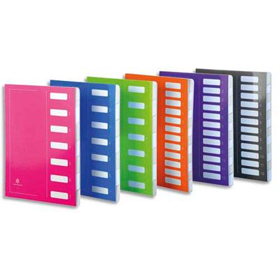 TRIEUR SANS ELASTIQUE EXTENDOS MON DOSSIER - CARTE - 12 COMPARTIMENTS - COLORIS ASSORTIS. - LOT DE 14