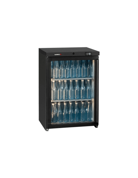 Vitrine réfrigérée de présentation GAMKO 1 porte vitrée - Référence : LG3/150LG - Volume utile 140L - Température +2°C à +18°C_0